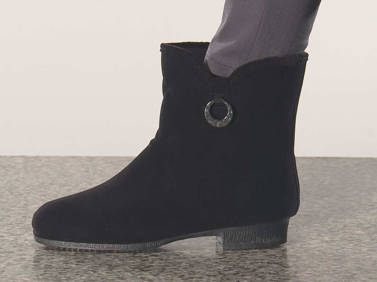 滑りづらい冬靴】シェブリー スエードブーツ W750（婦人用） | YBC